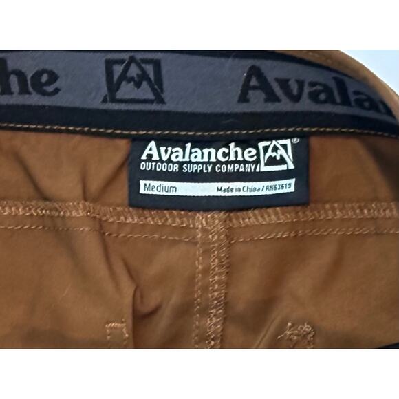 Avalanche Quick Drying Hiking Camping Pants MEDIUM Brown Nylon Stretch Gorpcore - Picture 3 of 11